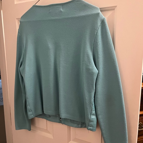 Leather and nylon/polyester jacket - Picture 2 of 3